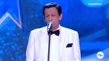 El artista salió con la