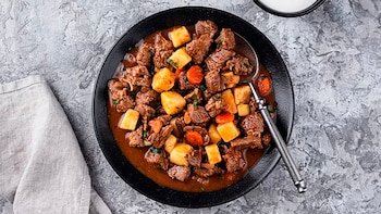 Receta de estofado de carne,