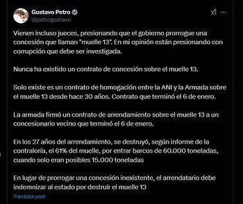 El Presidente aseguró que hay