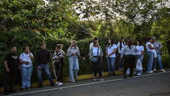 Los familiares de los cientos