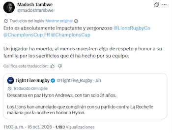 El mensaje de Madosh Tambwe