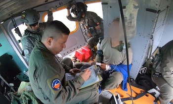 El helicóptero Huey II de