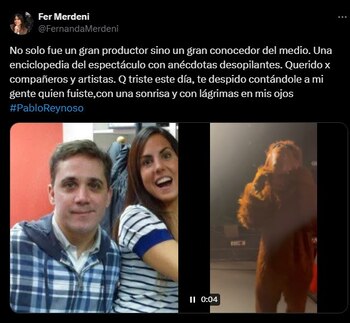 Fer Merdeni recordó a Pablo