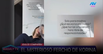 Korina Rivadeneira es captada con acompañante mientras realiza trámites y almuerza: Magaly revela detalles. Captura: Magaly TV La Firme.