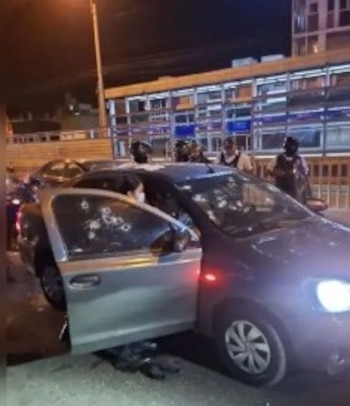 Violenta noche en Barranco: auto