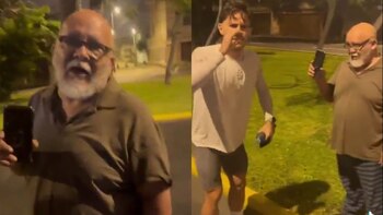 Adulto mayor increpa a jóvenes