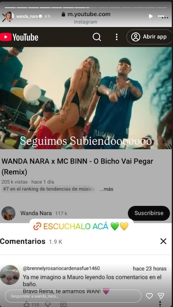 El comentario que Wanda se