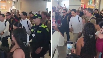 “¡Guerrillero, guerrillero!”: Iván Cepeda fue recibido con gritos y arengas en el aeropuerto de Barranquilla, todo quedó en video