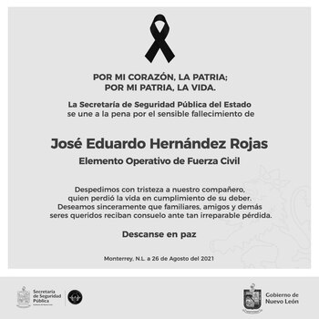 Las autoridades lamentaron la pérdida