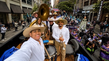 La agrupación llevará a Nueva York música regional y tradiciones guanacastecas como parte de la delegación de Costa Rica. Cortesía: Cimarrona La Vaqueta Costa Rica