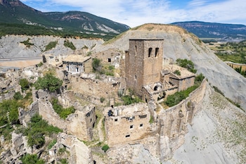 El pueblo semiabandonado de Escó en Zaragoza (ShutterStock).