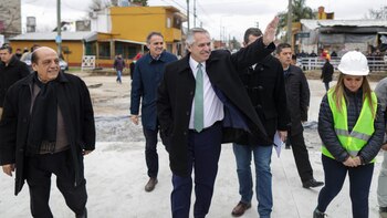 Alberto Fernández estuvo en Berazategui