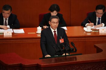 El primer ministro chino, Li Qiang (EFE/EPA/ANDRES MARTINEZ CASARES)