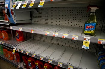 Los productos desinfectantes fueron los