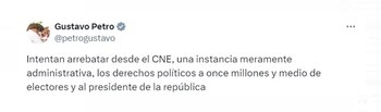 Visiblemente alterado, el presidente cuestionó