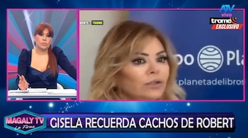 Magaly Medina cuestiona el dolor de Gisela Valcárcel por Roberto Martínez: “Debemos buscar fuerzas para salir adelante”. Captura: Magaly TV La Firme.