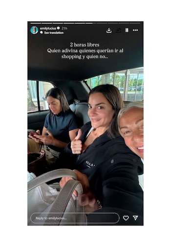 Emily Lucius y su familia vivieron un inesperado problema en su viaje a Buenos Aires