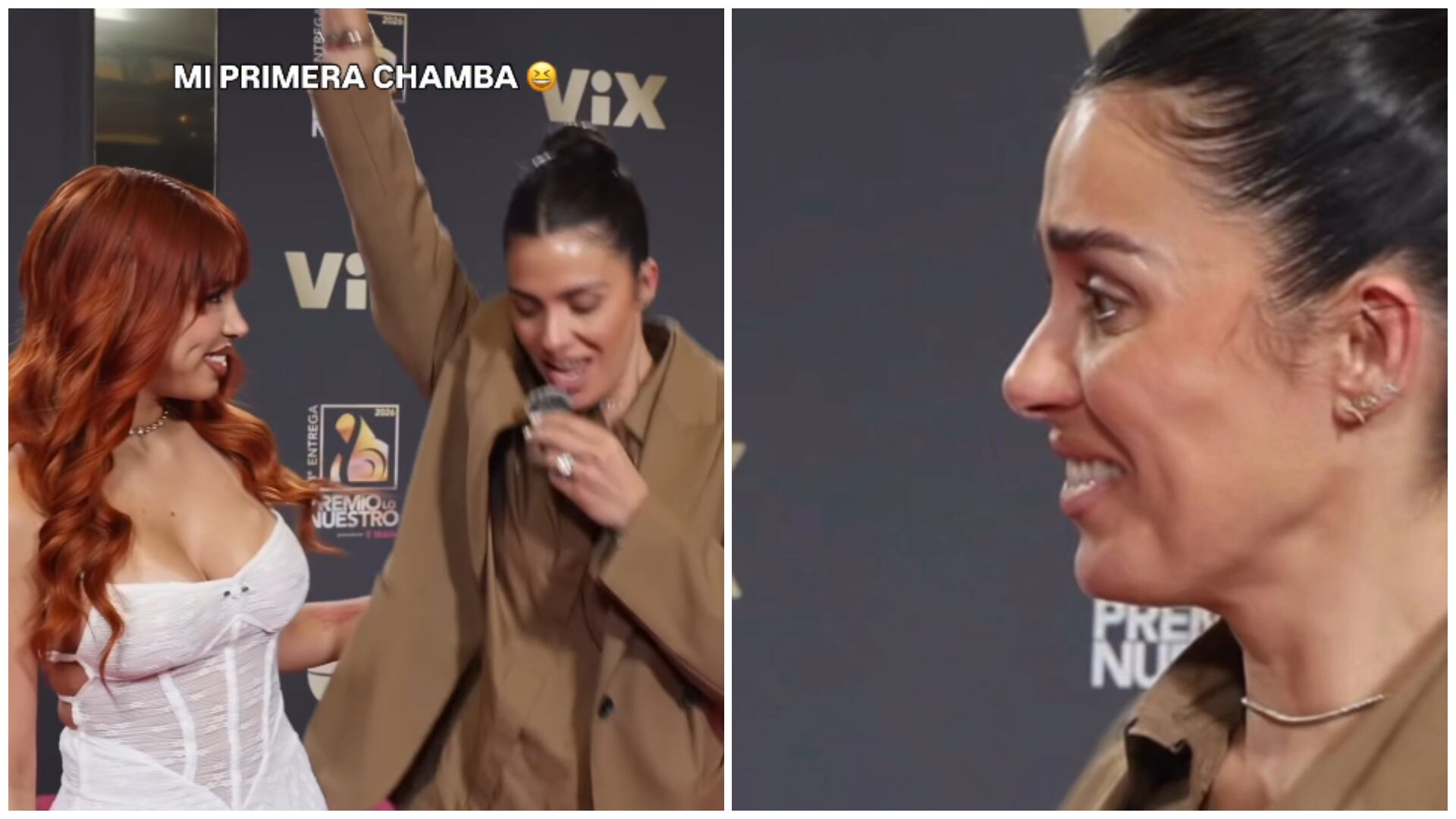 Conductora confunde a Yeri Mua con Bellakath en plena alfombra roja de Premios Lo Nuestro 2026