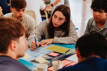 Los estudiantes definieron sus ideas