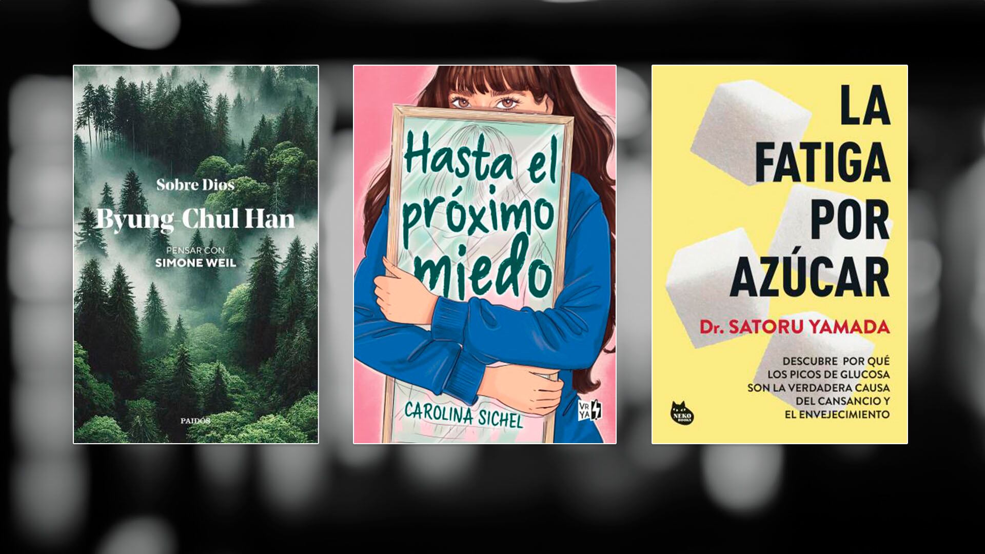 Cuerpo, mente, espíritu. Tres libros para esta semana.