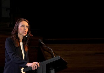 La primera ministra, Jacinda Ardern,