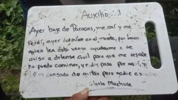 La profesora Gloria Machuca dejó