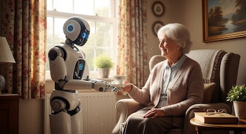 Adulto mayor - IA - vejez - - tecnología - 2 de febrero