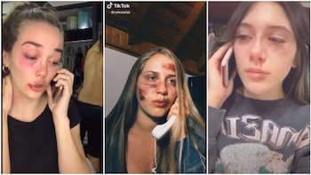 Las creadoras de contenido simularon