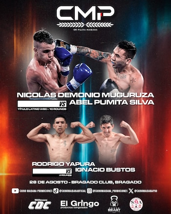 evento chino maidana promociones muguruza vs pumita silva