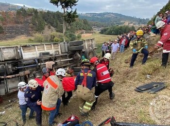 Imágenes del accidente en el