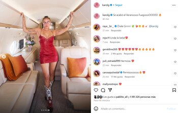 Karol G animó la previa