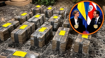 La presidenta Laura Fernández presentó desde Colombia un balance de las reuniones sostenidas por los equipos de seguridad, justicia e inteligencia de ambos países. Crédito: Captura Presidencia de la República