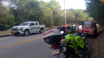 Las autoridades locales acudieron al lugar después de conocer la situación - crédito Suministrada a Infobae Colombia