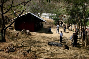 Uno de los escondites del