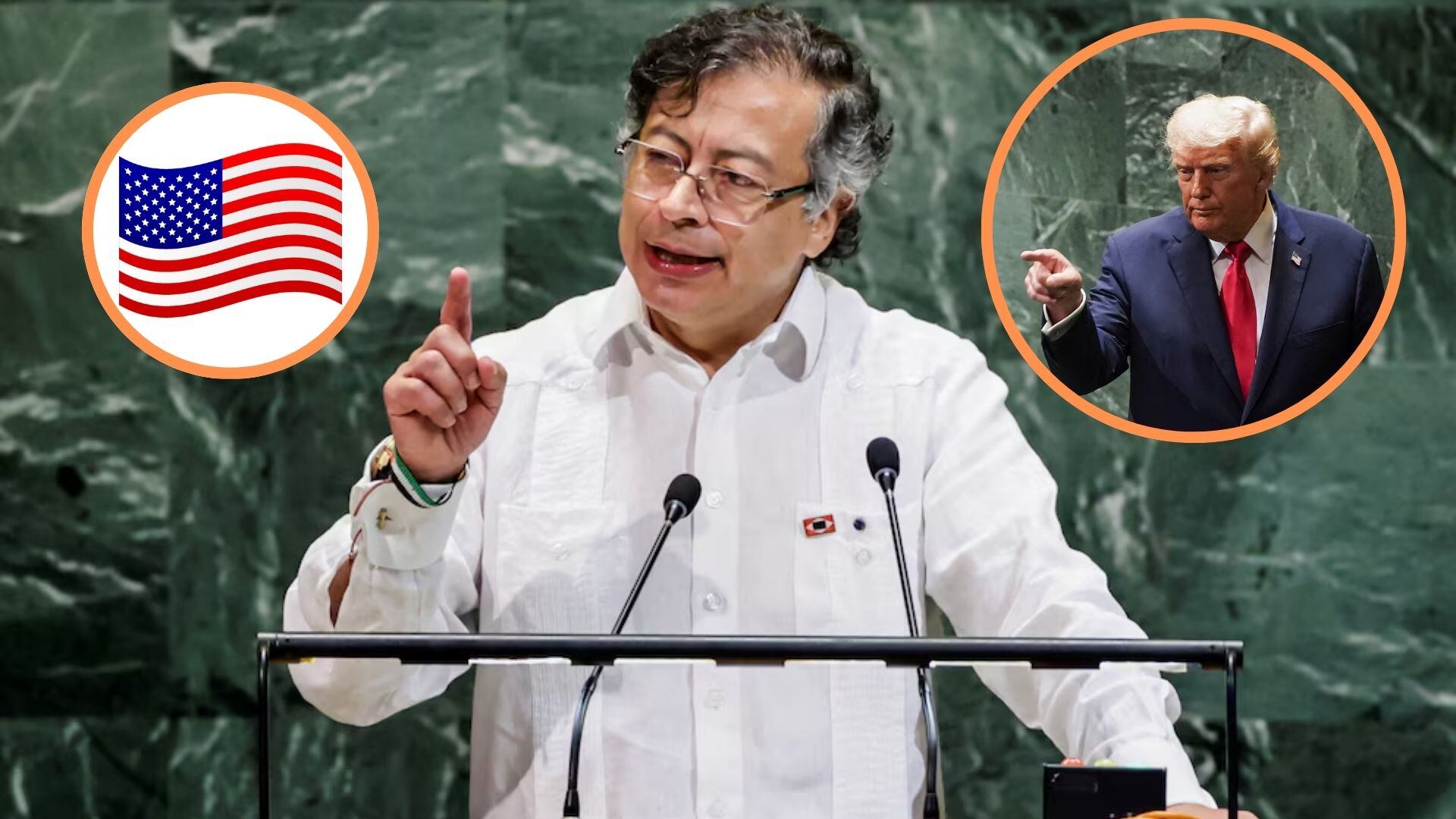 El presidente Gustavo Petro cerró su participación ante la Asamblea General de la ONU con un discurso enfático en el que denunció ataques a migrantes. - crédito Reuters