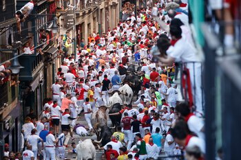 Séptimo encierro de los Sanfermines,