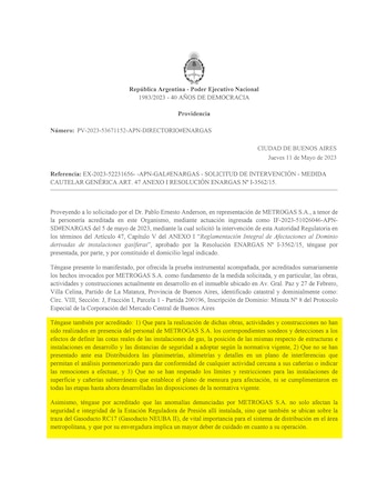 documento la gran dulce enargas
