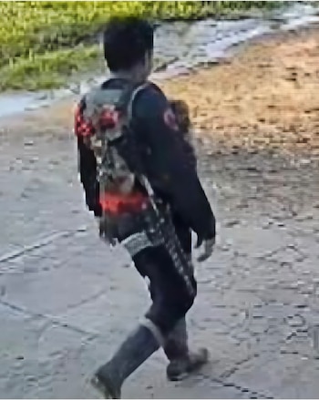 Uno de los guerrilleros