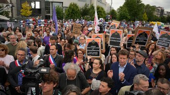 Multitudinaria manifestación en Francia tras