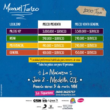 Estos son los precios para