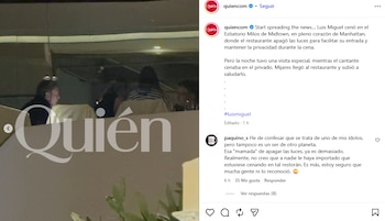 Estiatorio Milos apagó las luces durante la llegada de Luis Miguel
(RS)