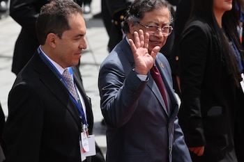 El presidente de Colombia, Gustavo