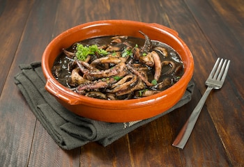 Receta de calamares en su