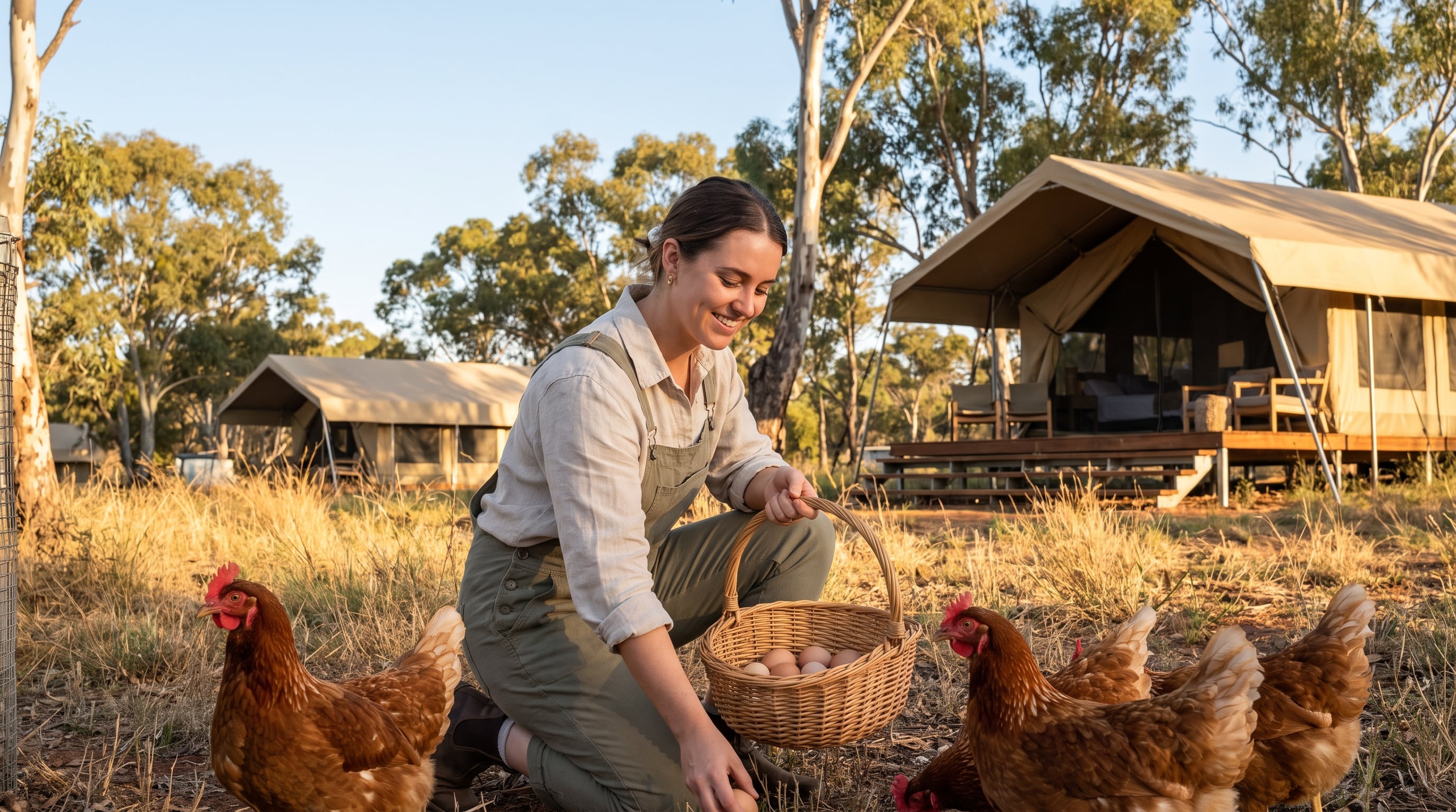 Las tareas de voluntariado incluyen cuidar de gallinas y el cuidado de un huerto. (Imagen Ilustrativa Infobae)