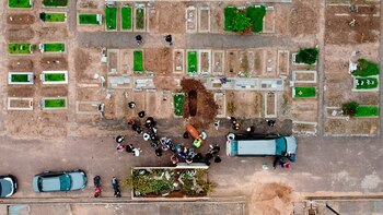 Durante 2020, los cementerios de