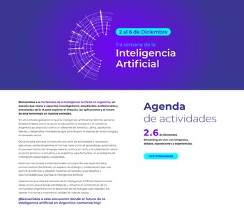 Para escuchar las conferencias, primero