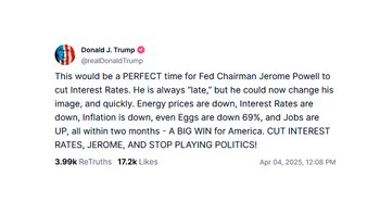 Donald Trump le pidió a