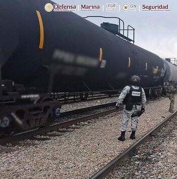 La operación se llevó a cabo en los municipios de Ramos Arizpe y Saltillo, en el estado de Coahuila. (X: @OHarfuch)