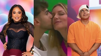 Ese Pérez y Karina Torres sufren celos por el beso de Fede Vigevani a Gema Garoa