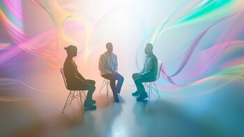 Una silla coja en una